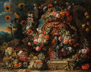 Gaspar Peeter Verbruggen the Younger - Fontaine aux fleurs.webp
