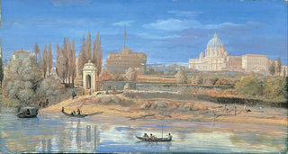 Gaspar Van Wittel - View of the Castel SantAngelo and the Vatican seen from Prati di Castello.webp