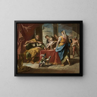 Gaspare Diziani - Moses trampling on the Pharaohs crown.webp