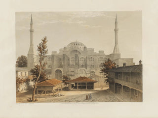 Gaspare Fossati - Aya Sofia Constantinople as recently restored by order of H M the sultan AbdulMedjid Pl16.webp