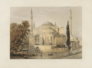 Gaspare Fossati - Aya Sofia Constantinople as recently restored by order of H M the sultan AbdulMedjid Pl18.webp