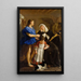 Sainte Marguerite de Cortone - Gaspare Traversi — ingelijst kunstwerk aan de muur