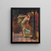 Dans van de zeven doeken - Gaston Bussière — ingelijst kunstwerk aan de muur