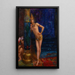 Twee dansers - Gaston Bussière — ingelijst kunstwerk aan de muur