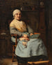 portret van de grootmoeder van de kunstenaar - Gaston Claris — weergave van het kunstwerk
