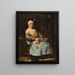 portret van de grootmoeder van de kunstenaar - Gaston Claris — ingelijst kunstwerk aan de muur