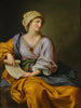 Portret van Emma Hamilton en Sibylle - Gavin Hamilton — weergave van het kunstwerk