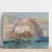 Gênes, uitzicht vanaf zee, kijkend naar de kerk Santa Maria Assunta de Carignano - Joseph Mallord William Turner