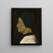 Portret van Lorenzo Giustiniani - Gentile Bellini — ingelijst kunstwerk aan de muur