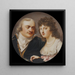 Georg J. Skjoldebrand 1761-1816, kolonel, zijn zus Maria Elisabeth 1763-1842 - Johann Dominik Bossi — wandpresentatie van het kunstwerk