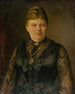 Portret van een vrouw - Georg Fleischmann — weergave van het kunstwerk