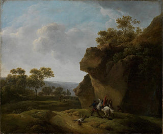 Georg Friedrich Meyer - Landschaft mit einem berfall.webp