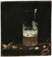 Natuurstudie met een glas bier en noten - Georg Hainz — weergave van het kunstwerk