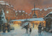 Christmas Market Painting - Georg Janny — artwork view
