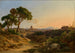 van Rome met Sint-Pieter vanaf Villa Doria Pamphili - Georg Kobell — weergave van het kunstwerk