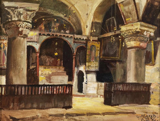 Georg Macco - Blick in die Helenenkapelle der Grabeskirche.webp