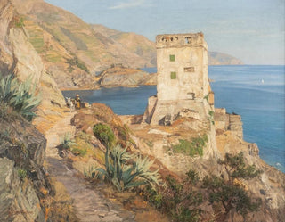 Georg Macco - Rocky coast at Monterosso.webp