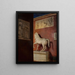 van Coin d'un couloir du musée Thorvaldsen - Georg Seligmann — ingelijst kunstwerk aan de muur