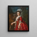 portret van de aartshertogin Marie Christine, hertogin van Teschen 1742-1798 - Georg Weikert — ingelijst kunstwerk aan de muur