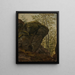Study of Rocks - Georg Wilhelm Issel — framed artwork on a wall