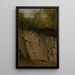 Wall Rock Cliffs - Georg Wilhelm Issel — framed artwork on a wall