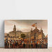 Reproductie van het schilderij van George IV, Koning van Engeland, die Dublin binnenkomt door William Turner De Lond