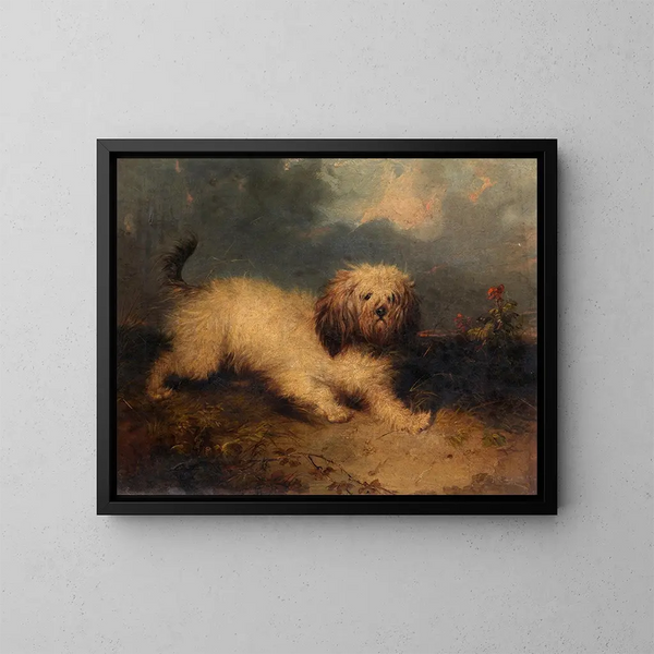 a dog - George Armfield — framed artwork on a wall