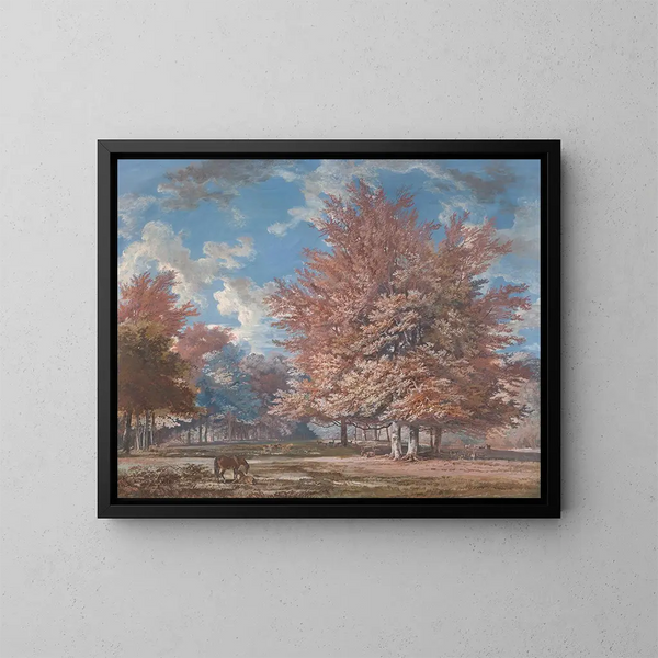 View in a Park - George Barret — framed artwork on a wall