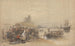 van een kustscène met troepen die aan boord gaan - George Bryant Campion — weergave van het kunstwerk