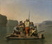 van een gezonken stoomschip ondersteund door een sleepboot - George Caleb Bingham — weergave van het kunstwerk