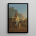 Bateliers du Mississippi - George Caleb Bingham — ingelijst kunstwerk aan de muur