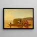 Le retour des trappeurs - George Caleb Bingham — ingelijst kunstwerk aan de muur