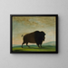 Vache buffle paissant dans la prairie - George Catlin — ingelijst kunstwerk aan de muur