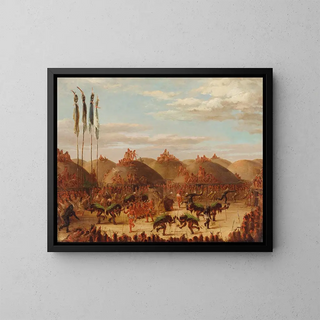 George Catlin - Bull Dance Mandan OKeePa Ceremony.webp