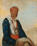 Cl-Lee, leider van de bende - George Catlin — weergave van het kunstwerk