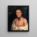 Co-Sne-Boin - George Catlin — ingelijst kunstwerk aan de muur
