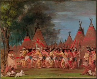 George Catlin - Dance of The Chiefs Mouth of The Teton River.webp