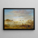 van een springend hert in een herfstlandschap - George Catlin — ingelijst kunstwerk aan de muur