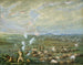 Schietpartij van flamingo's in Zuid-Amerika - George Catlin — weergave van het kunstwerk