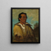 Keennekuk, Premier Homme, Chef de la Tribu - George Catlin — ingelijst kunstwerk aan de muur