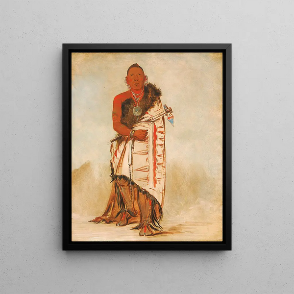 George Catlin - KiHGoWawShShee Brave Chief Chief of The Tribe.webp