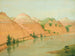 van prachtige Kliffen van klei, 1800 mijl boven Saint-Louis - George Catlin — weergave van het kunstwerk