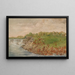 Ojibwa schilderij dat de watervallen van Saint Anthony omringt - George Catlin — ingelijst kunstwerk aan de muur