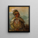 Pah-mee-cw-ee-tah L'homme qui traque un chef - George Catlin — ingelijst kunstwerk aan de muur