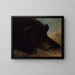 Portretten van een grizzlybeer en een muis op ware grootte - George Catlin — ingelijst kunstwerk aan de muur