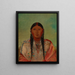 Ru-Ton-Wee-Me Duif op de vleugel - George Catlin — ingelijst kunstwerk aan de muur