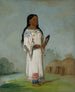 Seet-S-Be-A Midday Sun une jolie fille - George Catlin — weergave van het kunstwerk