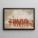 Danse des esclaves Sac et Fox - George Catlin — ingelijst kunstwerk aan de muur