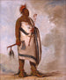 Tchong-Tas-Sb-Bee Chien Noir Tweede Chef - George Catlin — weergave van het kunstwerk