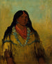 Tchow-Ee-Pt-O-Kaw een vrouw - George Catlin — weergave van het kunstwerk